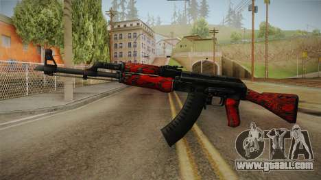 CS: GO AK-47 Red Laminate Skin for GTA San Andreas