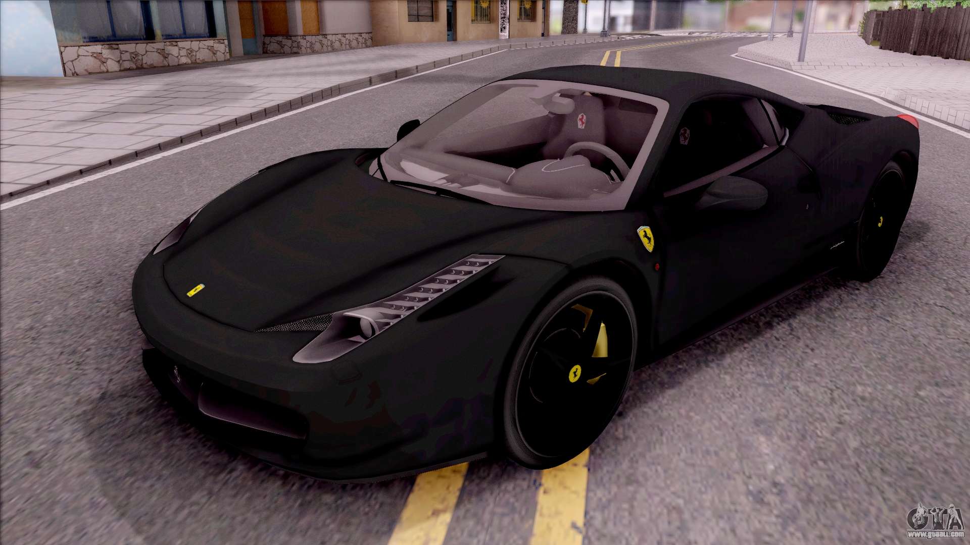 Ferrari 458 Italia Black para GTA San Andreas