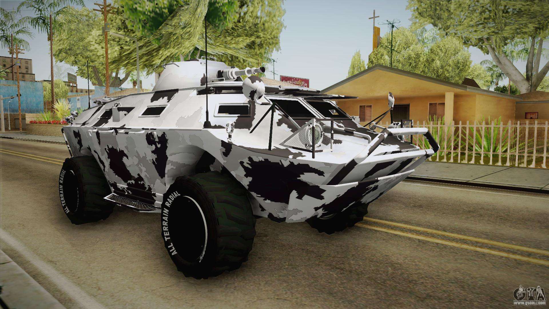 APC GTA 5 DLC GunRunning - Normal Turret for GTA San Andreas