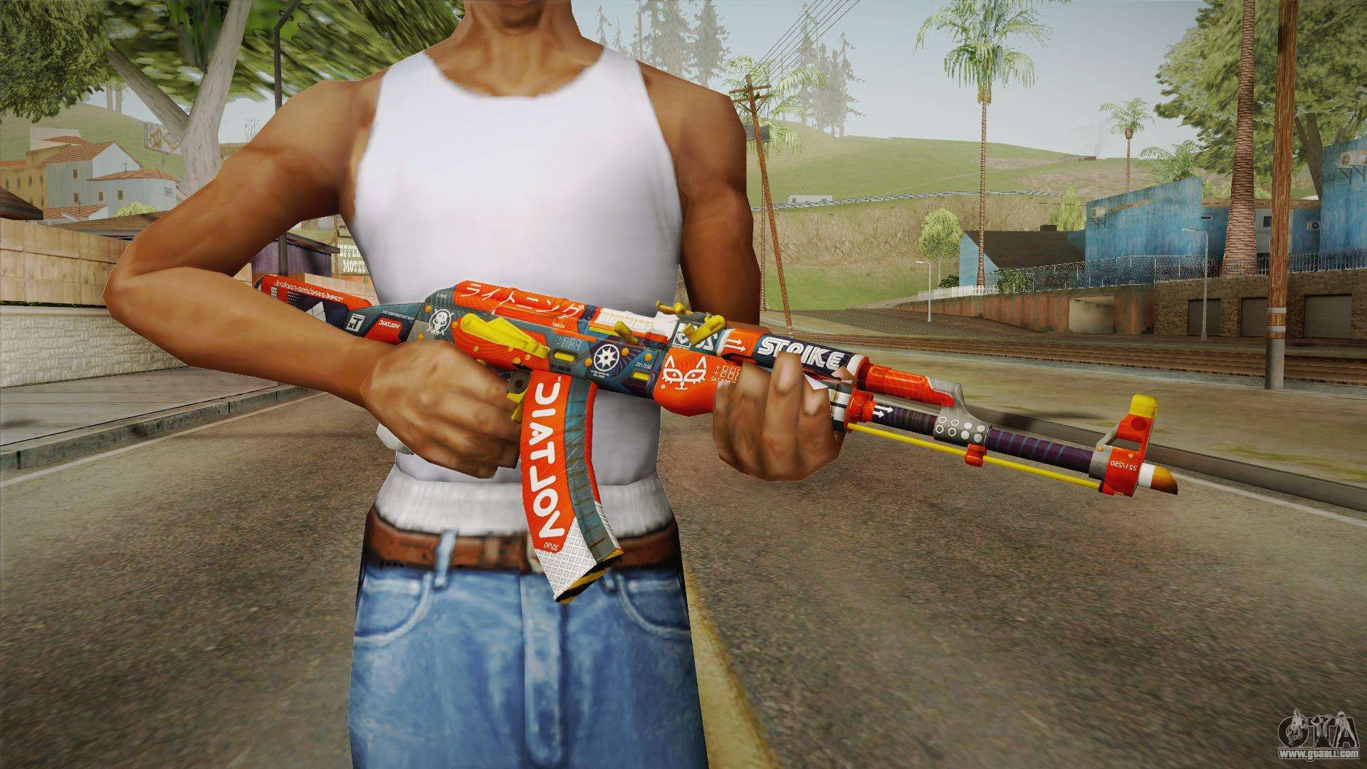 snave Hen imod Tilfredsstille CS: GO AK-47 Bloodsport Skin for GTA San Andreas