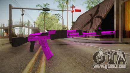 Purple AK47 for GTA San Andreas