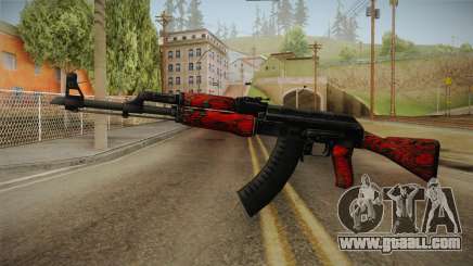 CS: GO AK-47 Red Laminate Skin for GTA San Andreas