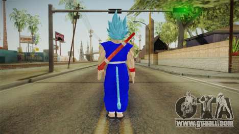 Goku Original DB Gi Blue v6 for GTA San Andreas