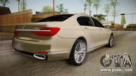 BMW 7-series G12 Long 2016 for GTA San Andreas