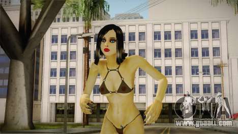 Algelia Black with Lara Croft mouth v1 for GTA San Andreas