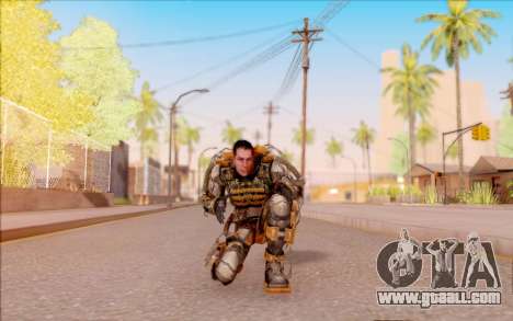 Degtyarev in the exoskeleton of Freedom of S. T. for GTA San Andreas