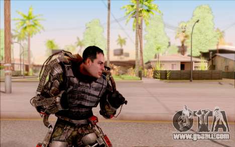 Degtyarev in the exoskeleton of S. T. A. L. K. E for GTA San Andreas