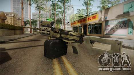GTA 5 Camo Light Machine Gun for GTA San Andreas