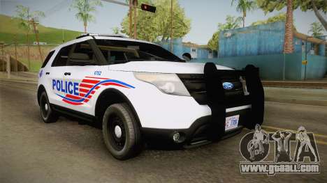 Ford Explorer 2013 Police for GTA San Andreas