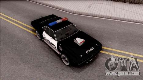 Plymouth Hemi Cuda 426 Police LVPD 1971 v2 for GTA San Andreas