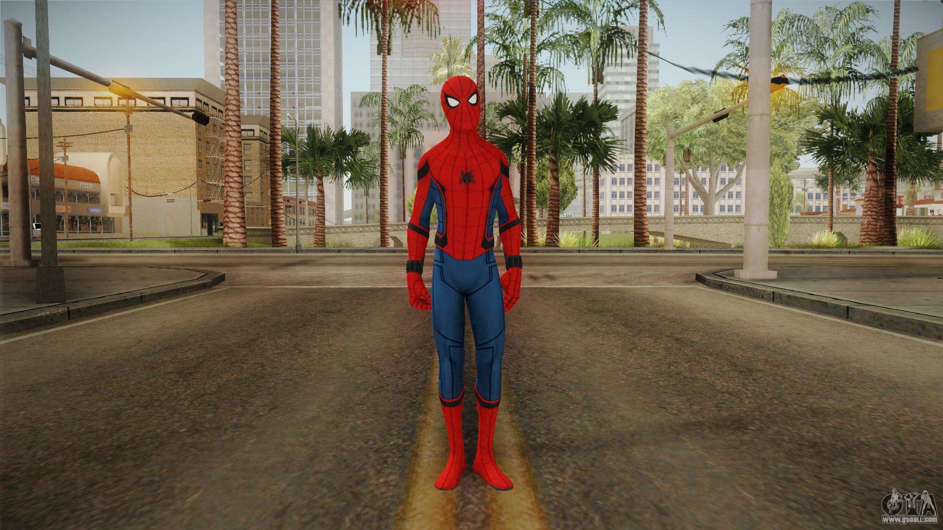 Spiderman Homecoming Skin v1 for GTA San Andreas