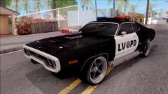 Plymouth GTX Police LVPD 1972 for GTA San Andreas