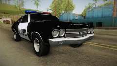 Chevrolet Chevelle SS Police LVPD 1970 v2 for GTA San Andreas