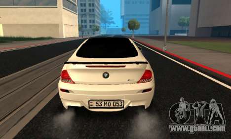BMW M6 E63 Armenian for GTA San Andreas
