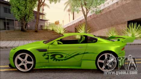 Aston Martin V8 Vantage Tuning Sin Sonido for GTA San Andreas
