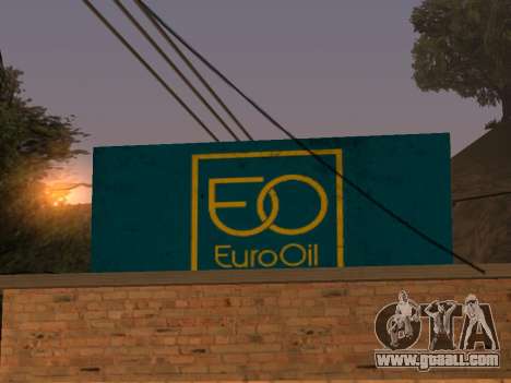 EuroOil Gas Station for GTA San Andreas