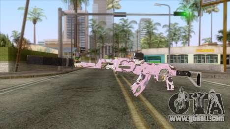 CoD: Black Ops II - AK-47 Kawaii Skin v2 for GTA San Andreas