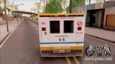 Brute Ambulance GTA V for GTA San Andreas