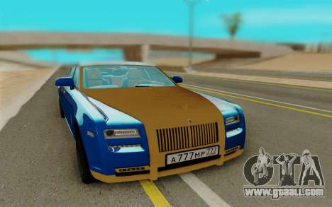 Rolls Roys Ghost for GTA San Andreas