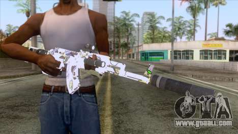 CoD: Black Ops II - AK-47 Kawaii Skin v2 for GTA San Andreas