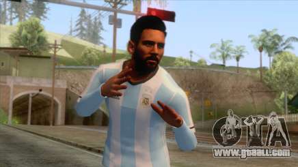 Messi Argentina Skin for GTA San Andreas