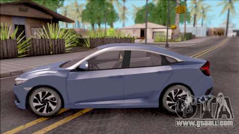Honda Civic FC5 Low Poly with Led Lights for GTA San Andreas