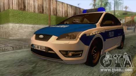 Ford Focus ST Polizei Hessen for GTA San Andreas