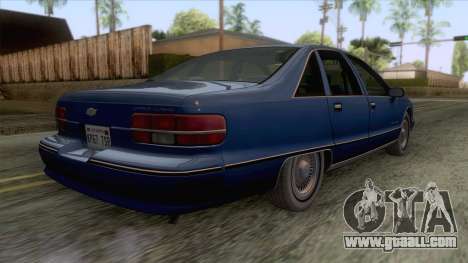 Chevrolet Caprice Classic 1992 for GTA San Andreas