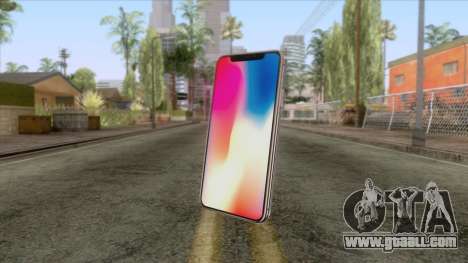 iPhone X Black for GTA San Andreas