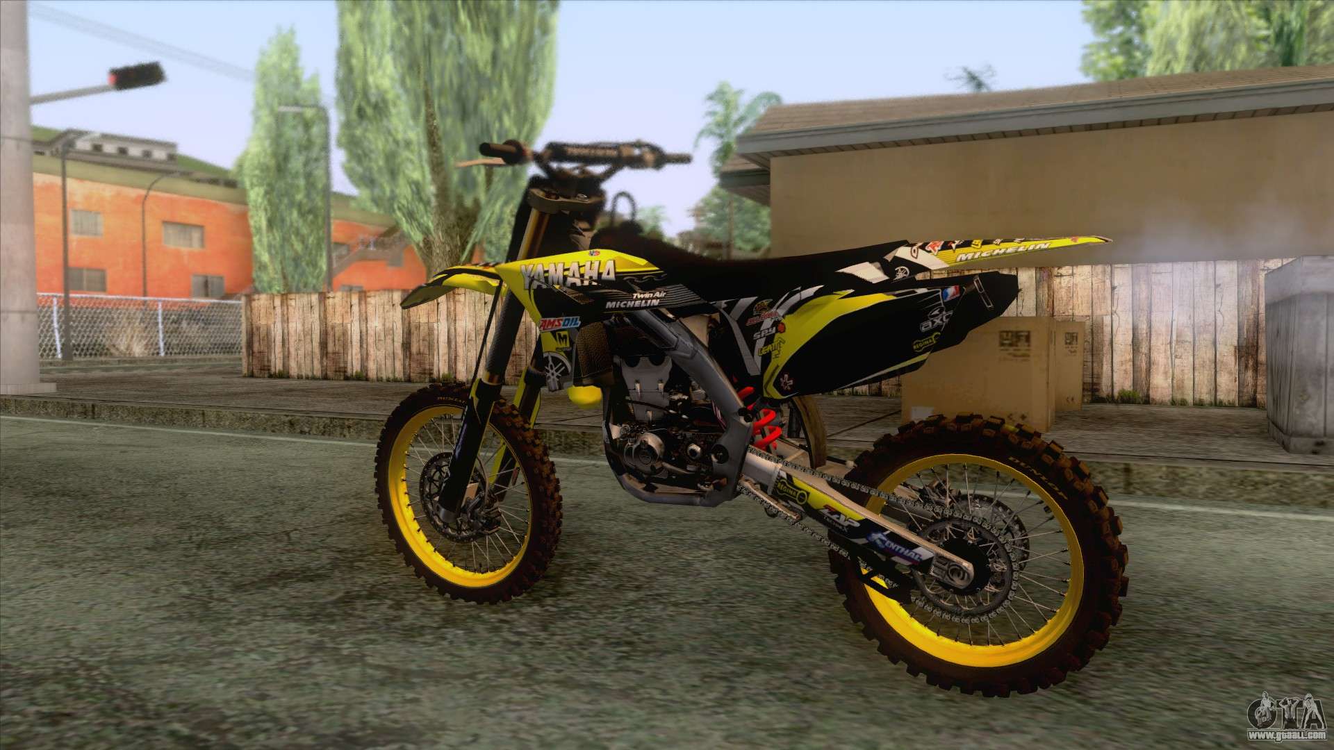 Black Rockstar Moto Cross for GTA San Andreas