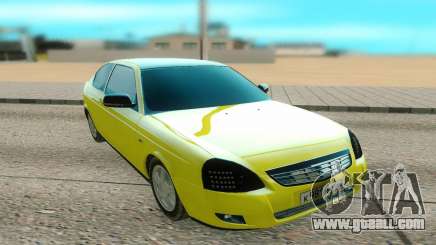 Lada Priora yellow for GTA San Andreas