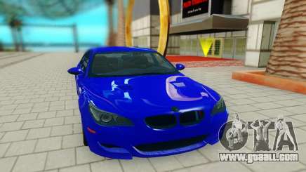 BMW M5 E60 blue for GTA San Andreas