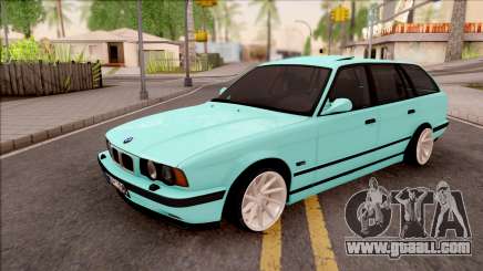 BMW 5-er E34 Touring Stance Vossen for GTA San Andreas