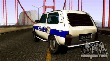 Lada Niva Serbian Traffic Police for GTA San Andreas
