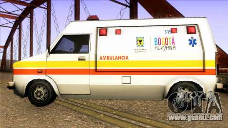 Ambulancia Rumpo Colombiana for GTA San Andreas