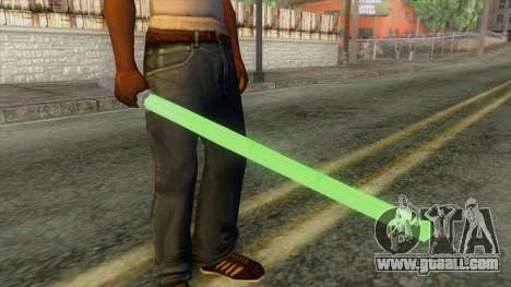Star Wars - Green Lightsaber for GTA San Andreas