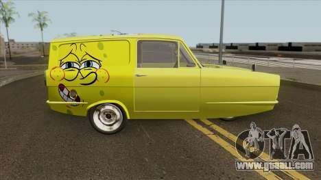 Reliant Robin Supervan III - Spongebob version for GTA San Andreas