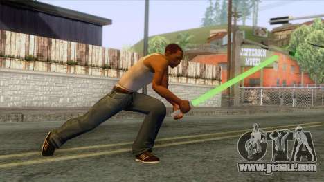 Star Wars - Green Lightsaber for GTA San Andreas