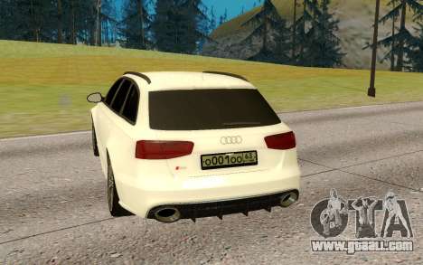 Audi RS 6 Avant for GTA San Andreas