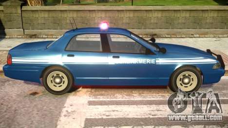 Vapid Stanier Gendarmerie National for GTA 4