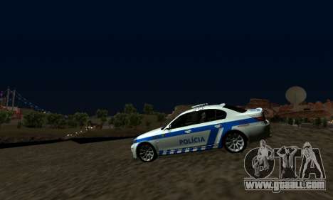 BMW M5 E60 PSP - Portuguese Police Car for GTA San Andreas