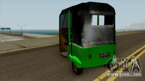 Indian Tuk Tuk Rickshaw (Indian Auto) for GTA San Andreas