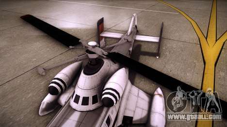 Skyranger The Bureau: XCOM Declassified for GTA San Andreas
