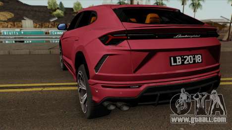 Lamborghini Urus 2018 for GTA San Andreas