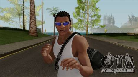 Franklin Clinton Robber Style GTA V for GTA San Andreas