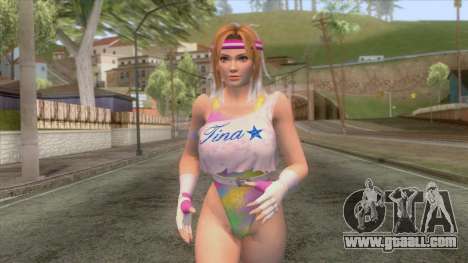 Tina Fitness Idol Skin for GTA San Andreas