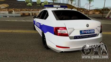 Skoda Octavia Mk3 Policija for GTA San Andreas