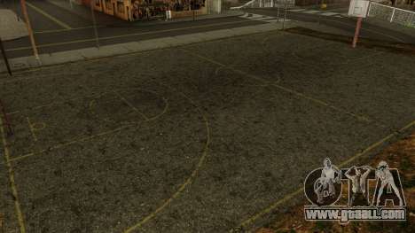 Basketball Court Retextured for GTA San Andreas