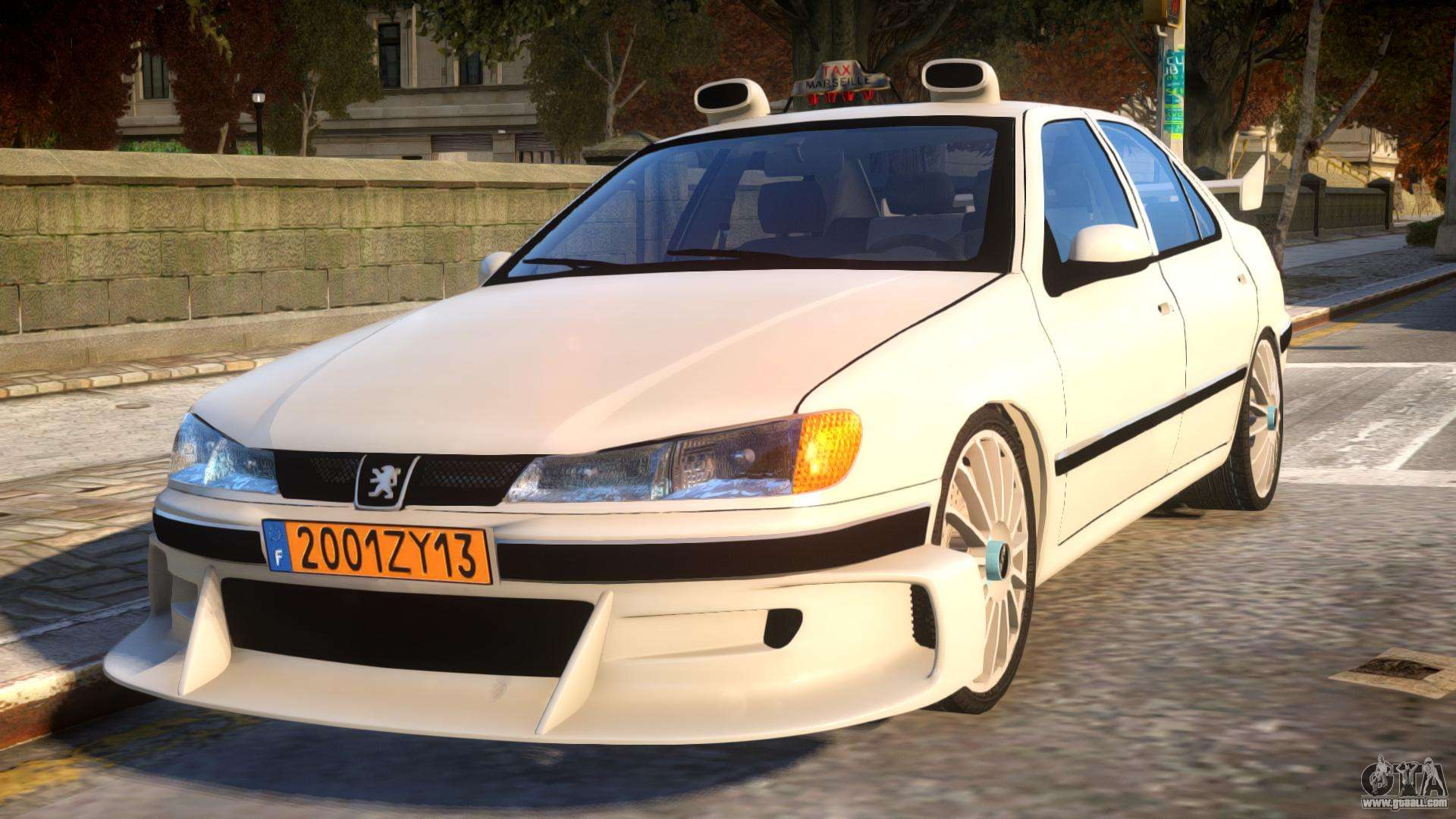 Taxi peugeot 406 для gta 5 фото 54