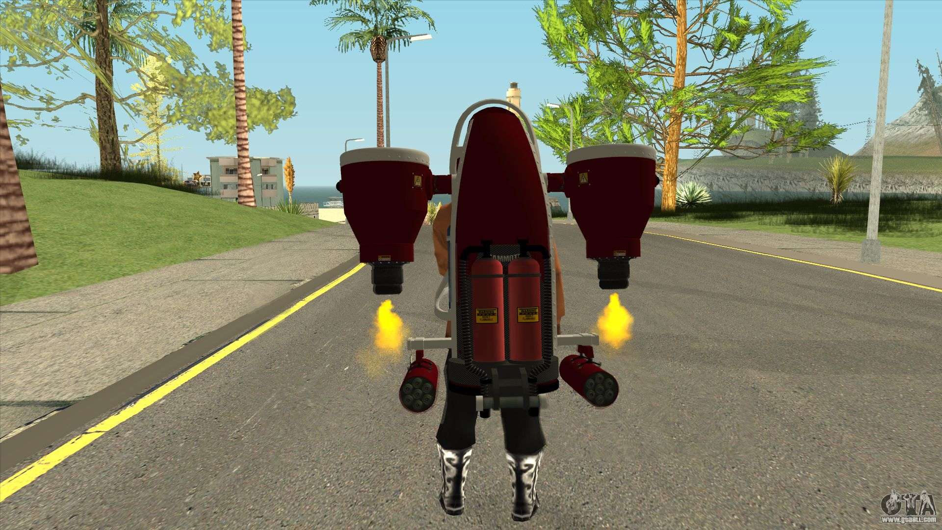 Download Collection of two jetpacks for GTA San Andreas